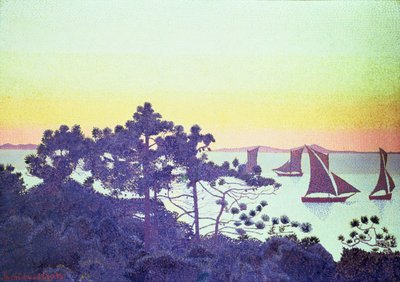 The Pointe de la Galere by Henri Edmond Cross